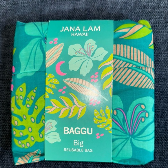 NWT BAGGU JANA LAM Big Reusable Bag bvr - Picture 1 of 6